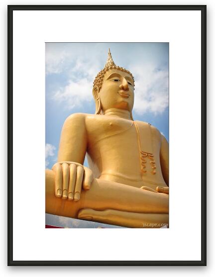 The Big Buddha Framed Fine Art Print