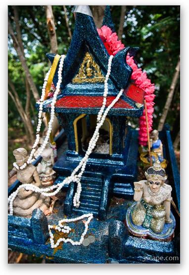 Tiny Shrine Fine Art Metal Print