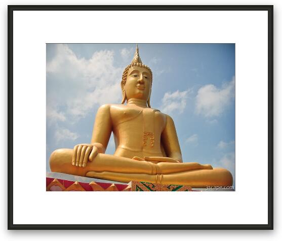 The BIG Buddha Framed Fine Art Print