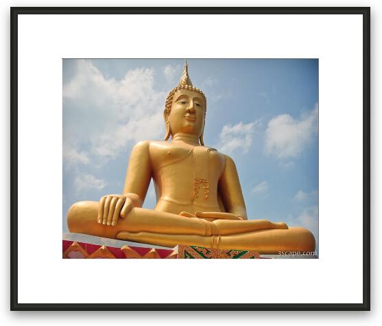 The Biggest Buddha Framed Fine Art Print