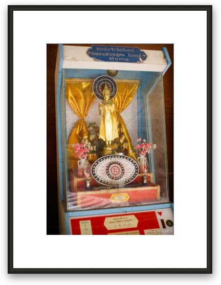 Buddhist Wishing Machine Framed Fine Art Print