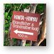 Go here to see Grandfather and Grandmother rocks - don't let this sign fool you Metal Print