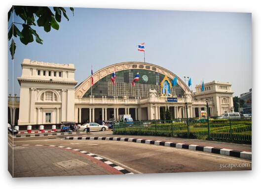 Bangkok Train Station Fine Art Canvas Print