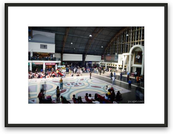 Bangkok Train Station Framed Fine Art Print