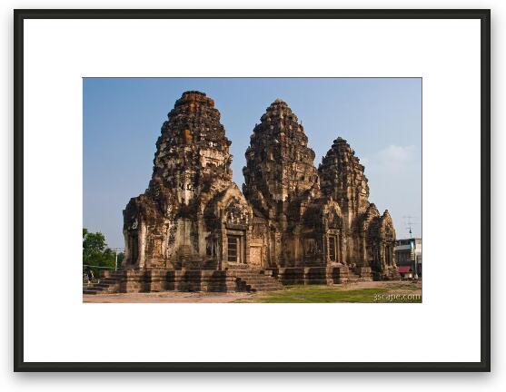 Phra Prang Sam Yot Framed Fine Art Print