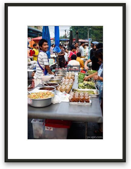 Lop Buri street market Framed Fine Art Print