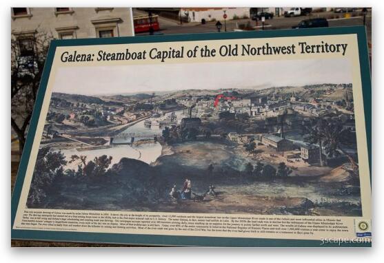Steamboat Capital of the Old Northwest Territory Fine Art Metal Print