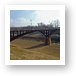 Grant Park walkway bridge Art Print