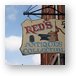 Red's Antiques and Collectibles Metal Print