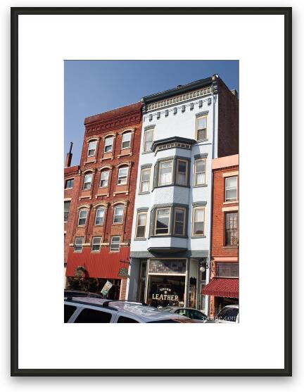 Union Leathers Framed Fine Art Print