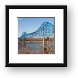 Old Savanna Sabula Bridge over Mississippi River Framed Print