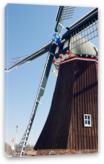 Dutch Windmill, De Immigrant - Fulton, IL Fine Art Canvas Print