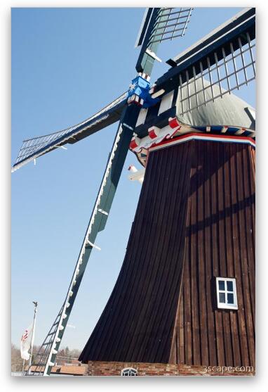 Dutch Windmill, De Immigrant - Fulton, IL Fine Art Print