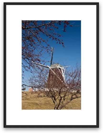 Dutch Windmill, De Immigrant - Fulton, IL Framed Fine Art Print