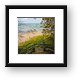 Stairs down to the Lake Michigan Beach Framed Print