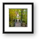 Long staircase down from Mount Baldhead Framed Print
