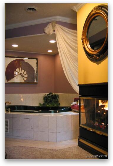 Cozy room at the Rosemont Inn Fine Art Print by Adam Romanowicz