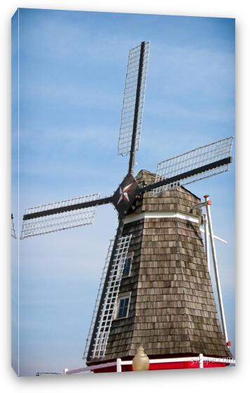 Dutch Windmill Fine Art Canvas Print