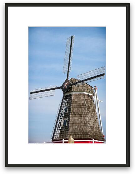 Dutch Windmill Framed Fine Art Print