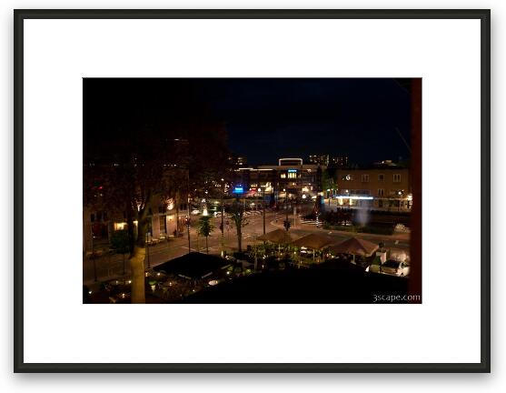 View of downtown Helmond from our hotel room Framed Fine Art Print