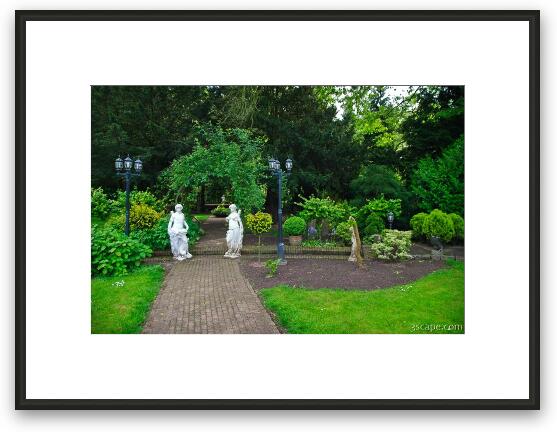 The garden at the Chalet Lohengrin Framed Fine Art Print