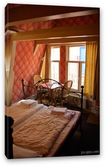 Our room at the Winston Hotel Fine Art Canvas Print