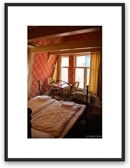 Our room at the Winston Hotel Framed Fine Art Print