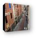 View of Warmoestraat from our room Canvas Print