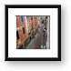 View of Warmoestraat from our room Framed Print