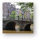 One of many canal bridges around the city Metal Print