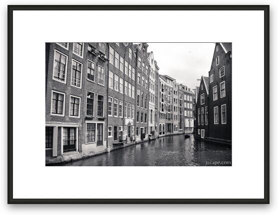 Canals Framed Fine Art Print