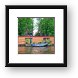 House boat on the canal Framed Print