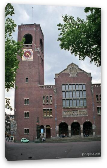 The Berlage Stock Exchange (De Beurs van Berlage) Fine Art Canvas Print