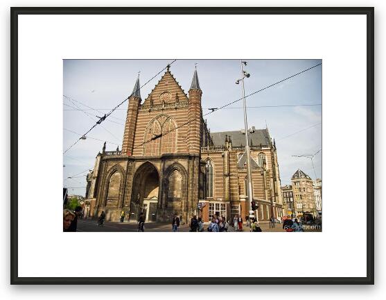 The New Church (Nieuwe Kerk) Framed Fine Art Print