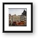 Crooked gabled buildings Framed Print