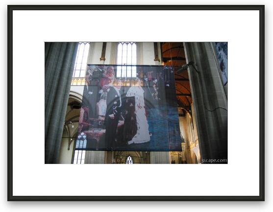 The Dutch king and queen Framed Fine Art Print