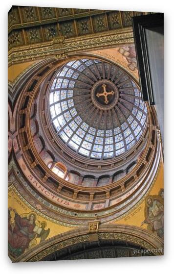 Dome of St Nicolas Church (St Nicolaaskerk) Fine Art Canvas Print