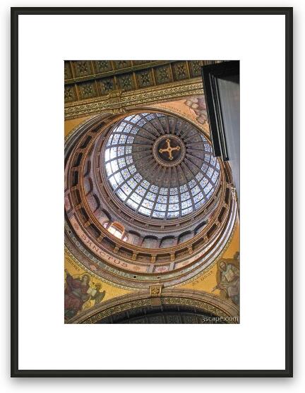 Dome of St Nicolas Church (St Nicolaaskerk) Framed Fine Art Print
