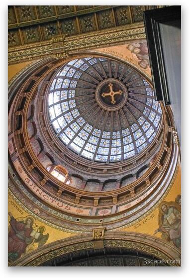 Dome of St Nicolas Church (St Nicolaaskerk) Fine Art Metal Print