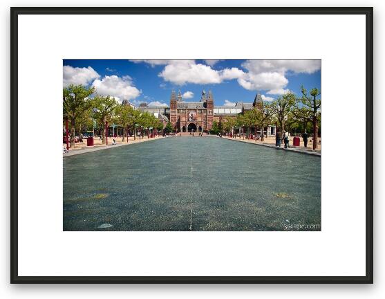 Front view of the Rijksmuseum Framed Fine Art Print