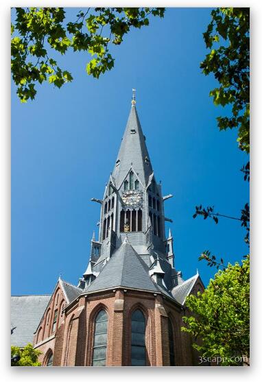 Vondel Church (Vondelkerk), a Catholic church built in 1880 Fine Art Metal Print