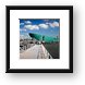 Walkways and bridges over the water to NEMO Framed Print