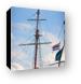 Ship masts Canvas Print
