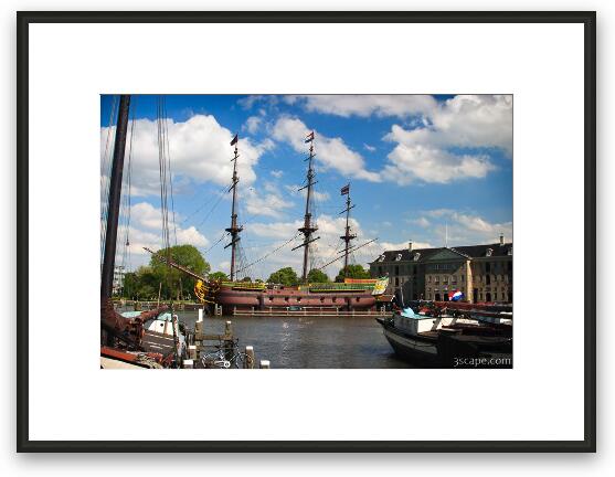 The Dutch East Indiaman Amsterdam Framed Fine Art Print
