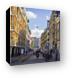 Typical Amsterdam side street Canvas Print