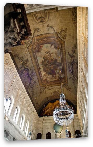Ceiling of the Citizens Chamber, Koninklijk Palace Fine Art Canvas Print