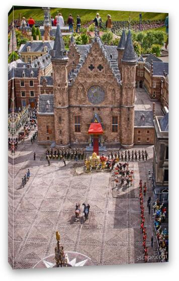 The Golden Coach at Dutch Parliament on Prinsjesdag (The Hague) Fine Art Canvas Print