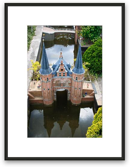 Waterpoort (Water Gate) in Sneek Framed Fine Art Print