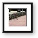 Soldiers at the barracks in s-Hertogenbosch Framed Print