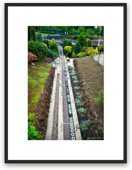 Train tracks Framed Fine Art Print